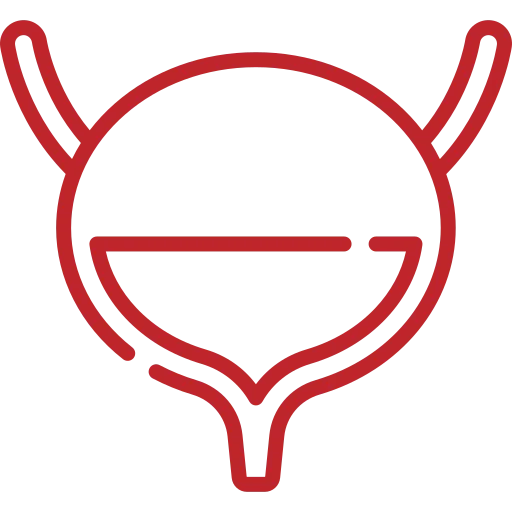 Rotes Icon für Inkontinenzberatung